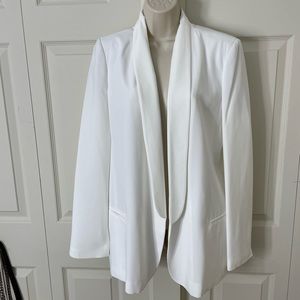 Nordstrom Bright White Tuxedo Blazer